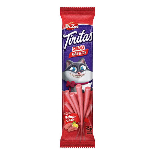 Drzoo Tiritas de Salmón Snack para Gatos 40g