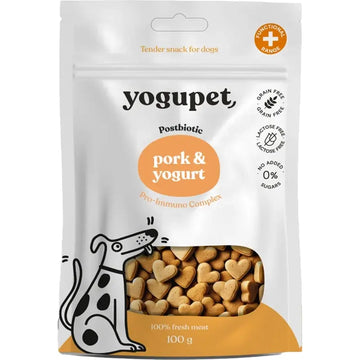 Yogupet Snack Semihúmedo Cerdo y Yogur 10 bolsas de 100g