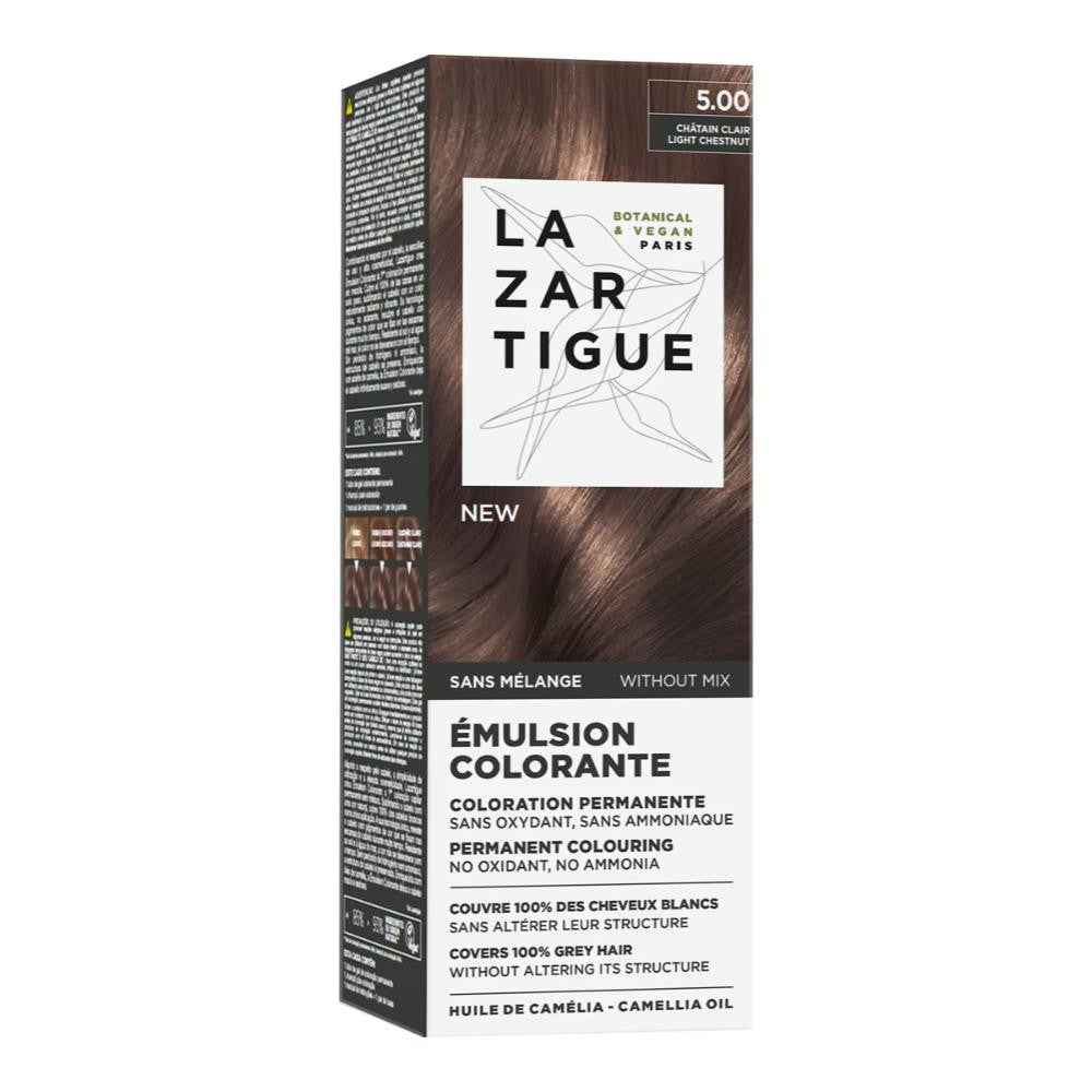 Lazartigue Emulsión Colorante 5.00 Châtain Clair 60ml