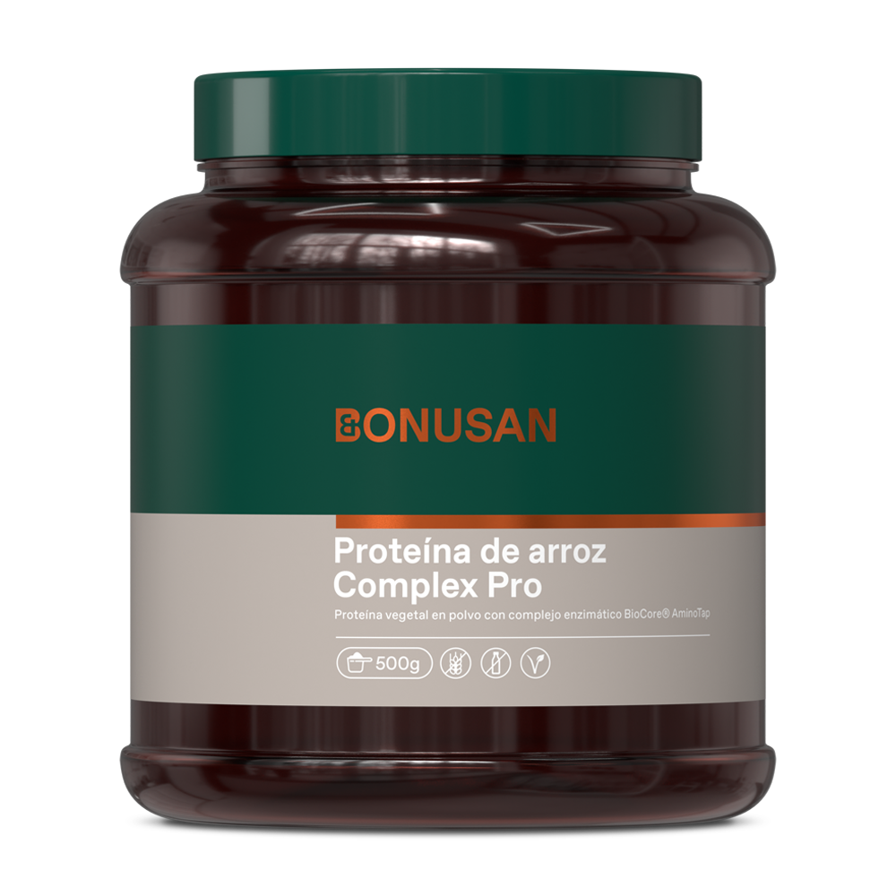 BONUSAN Proteína de Arroz en Polvo Plus (Sabor Vainilla) 500g