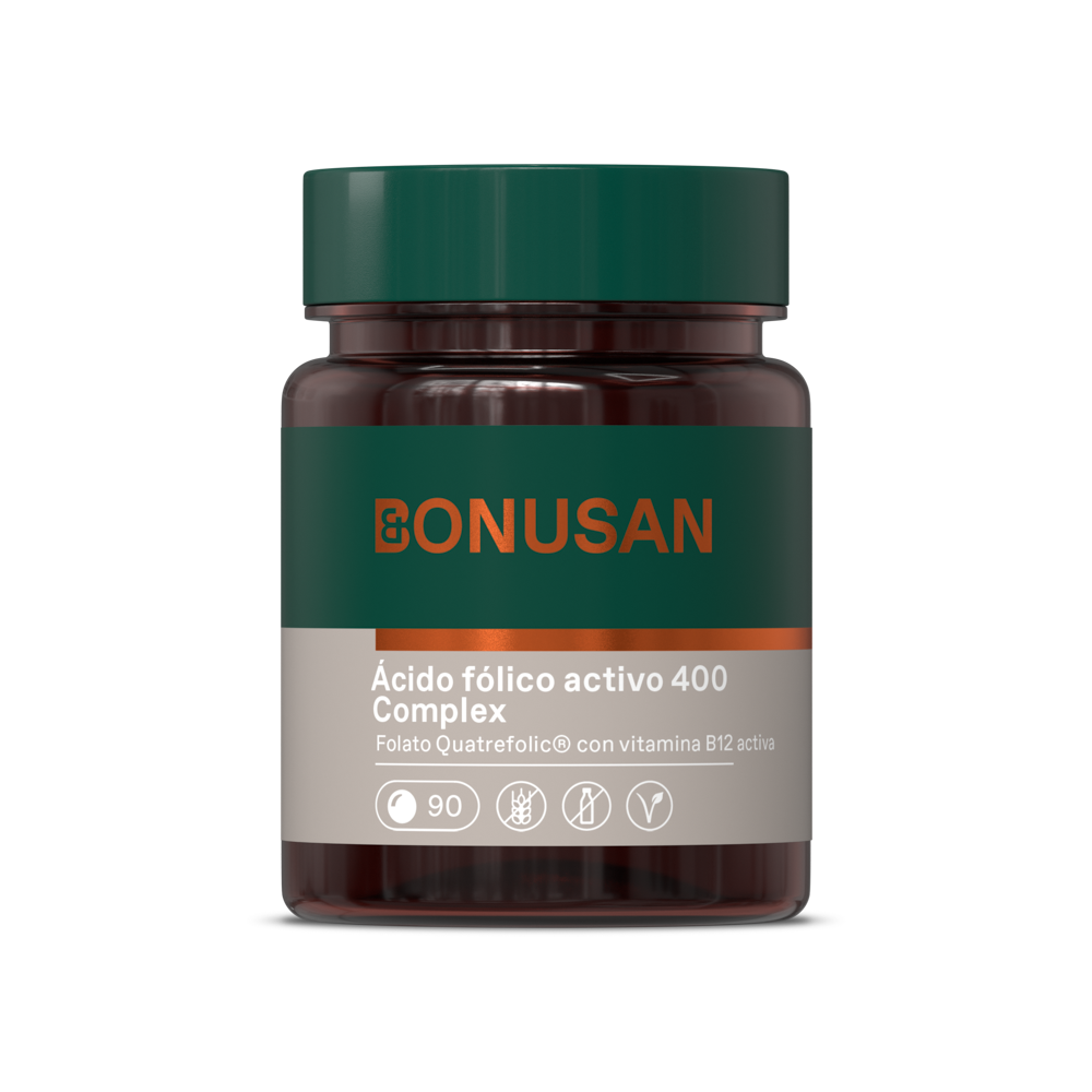 Bonusan Ácido Fólico Activo 400 Mcg Plus 90 Tabletas