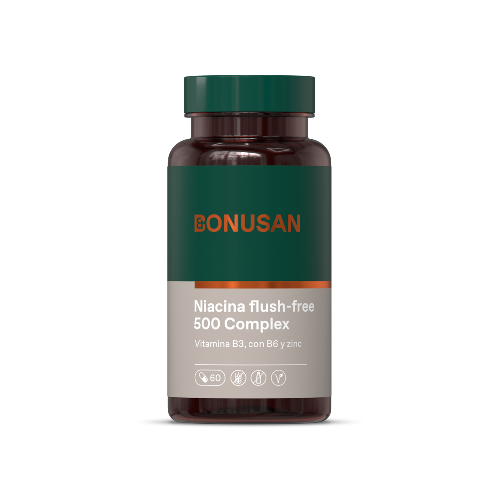 Bonusan Niacina Flush-Free 500 Mg Plus 60 Cápsulas