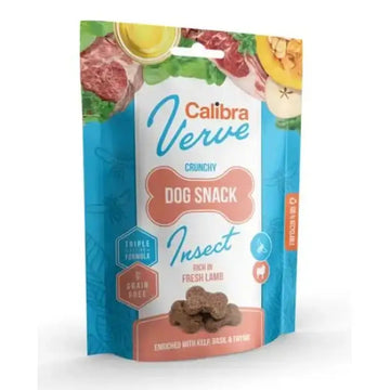 Calibra Dog Verve Crunchy Snack Insectos y Cordero Fresco 150g