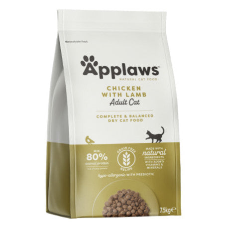 Applaws Cat Dry Pollo y Cordero Pienso Seco 7.5Kg