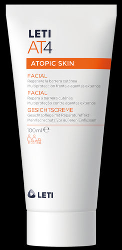 LETI AT4 Facial Cream for Atopic Skin, Daily Care, 50ml