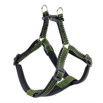 Ferplast Daytona Deluxe Medio Arnés Verde y Negro 107g