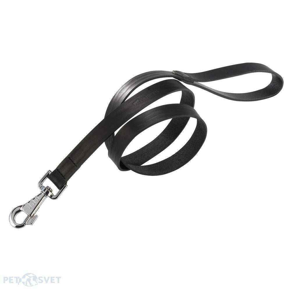 Ferplast Natural Correa de Cuero Negro 120cm x 20mm