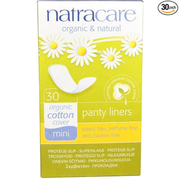 Natracare Panty Liners Mini Compresas de Protección 30 ud