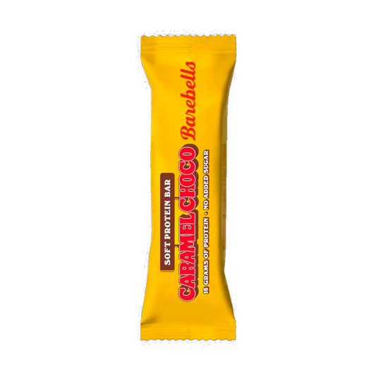 BAREBELLS Barrita Proteica Soft Caramel Choco 55g