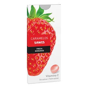 Sawes Caramelos Fresa Sin Azúcar 22g