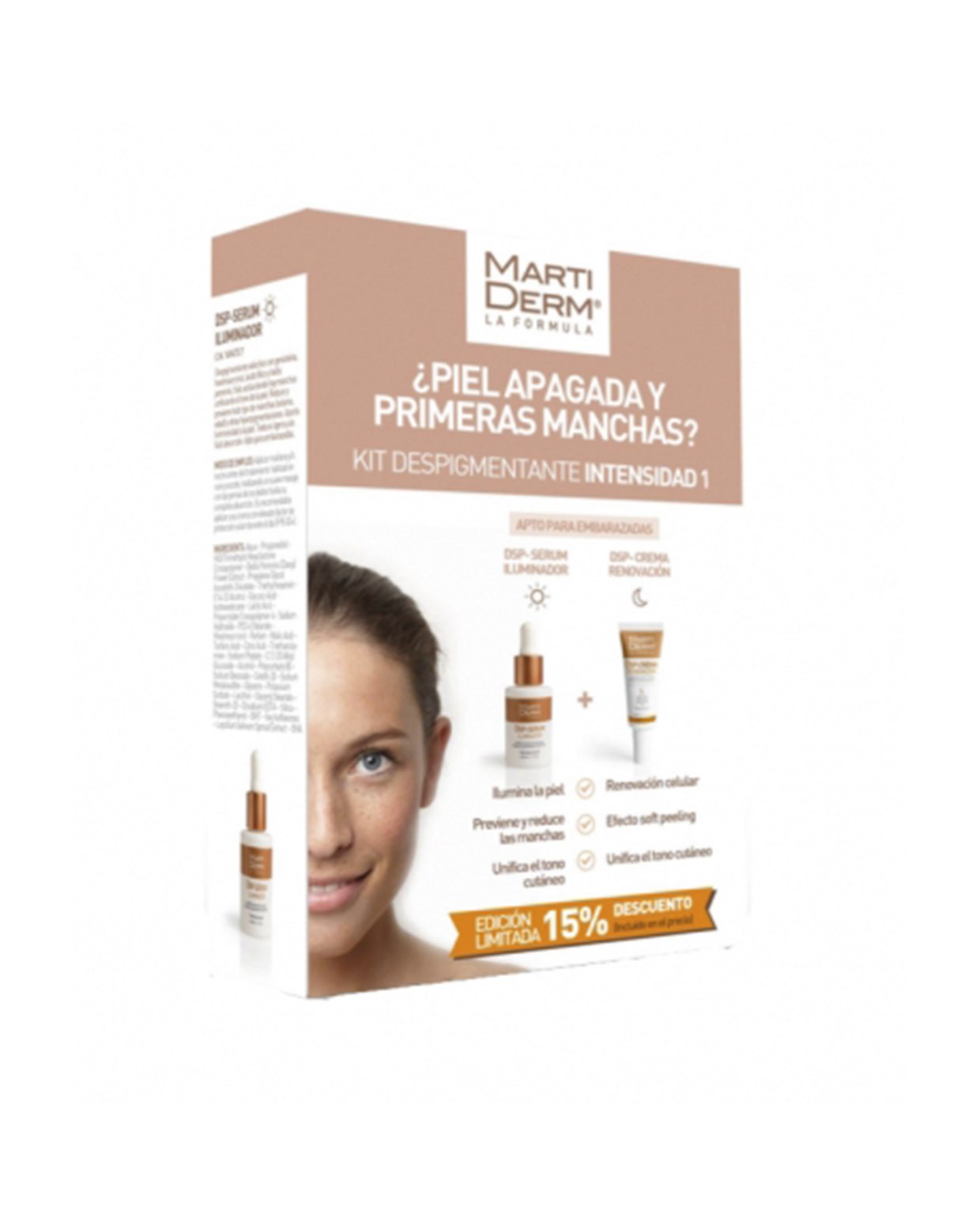 MARTIDERM DSP Kit Despigmentante Intensidad 1