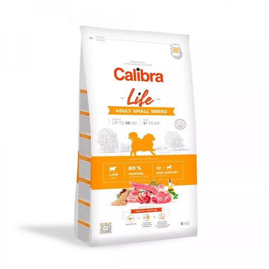 Calibra Dog Life Adult Lamb for Small Dogs 6kg Bag
