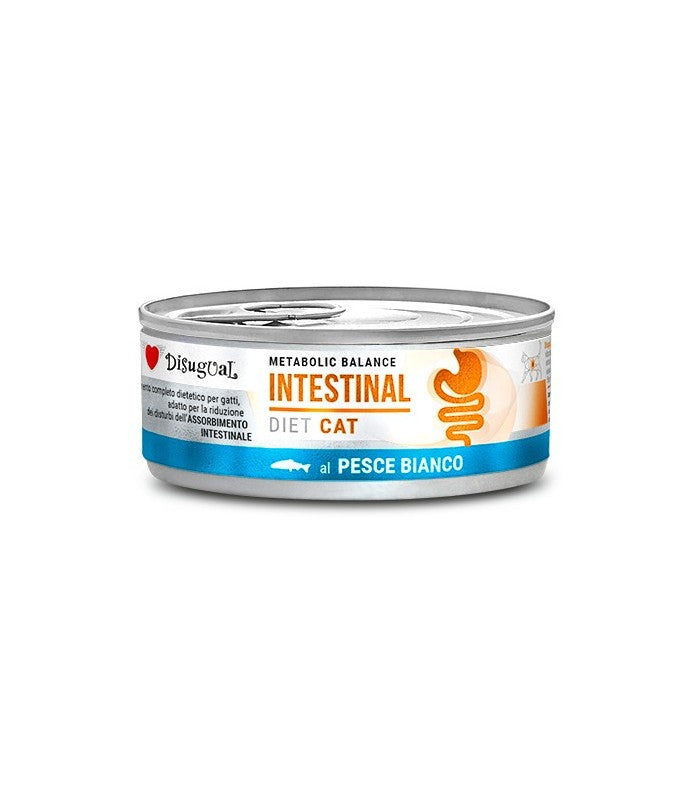 Disugual Diet Gato Intestinal Pescado Blanco 12x85g