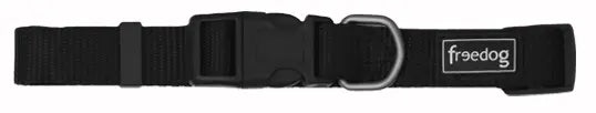 Freedog Collar Nylon Negro Ajustable 10g