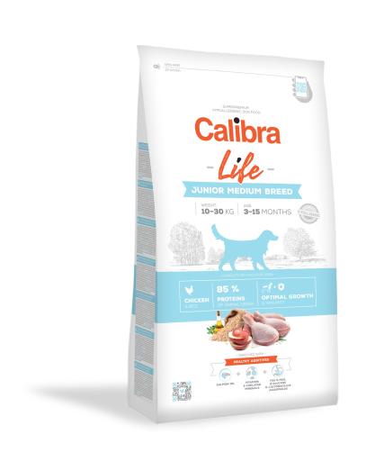 Calibra Dog Life Junior Medium Breed Pollo Pienso 12Kg
