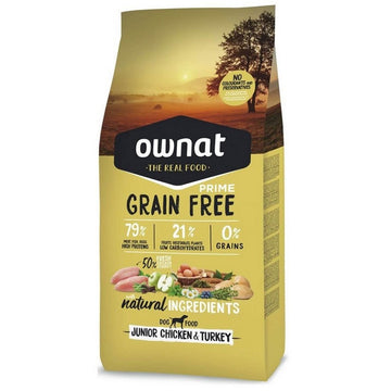 Ownat Grain Free Prime Junior Pienso para Cachorros Pollo y Pavo 12Kg