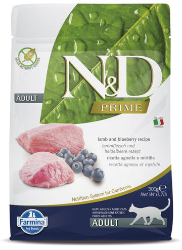 Farmina N&D Prime Cordero Alimento Seco para Gatos 300g