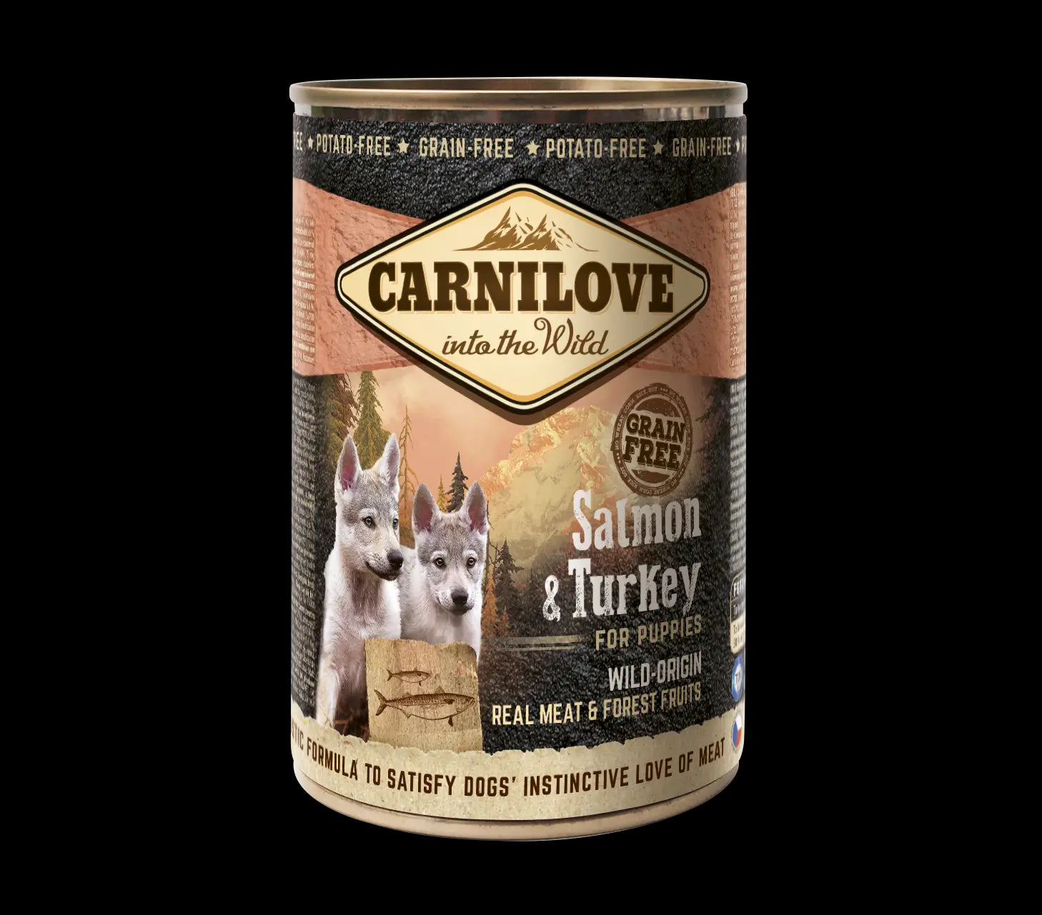 Carnilove Canine Puppy Salmón y Pavo Comida Húmeda 400g