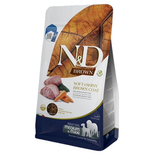 Farmina N&D Brown Dog Cordero Spirulina Alimento Seco 2Kg