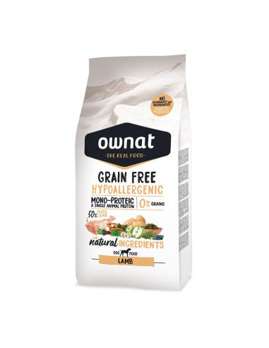 Ownat Grain Free Canine Hypo Lamb Dry Food 3Kg