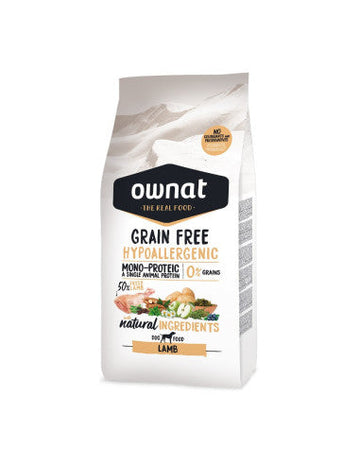 Ownat Grain Free Canine Hypo Lamb Dry Food 3Kg