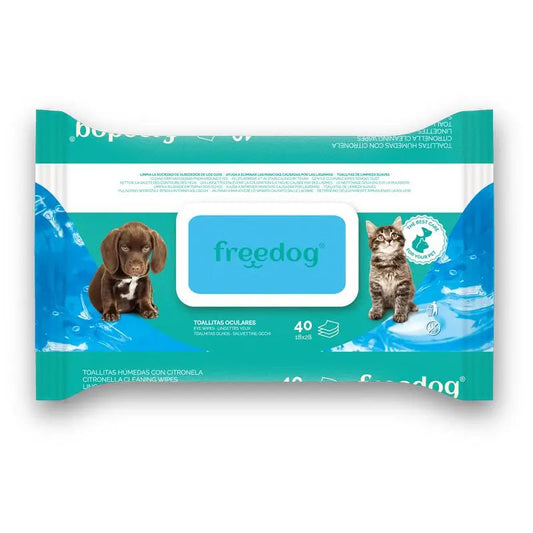 Freedog Toallitas Húmedas Oculares 40 ud