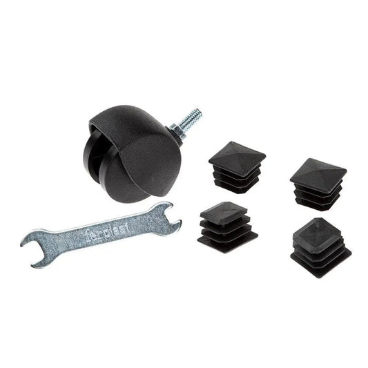 Ferplast Kit Rueda Tornillo L157 Negro 4 uds