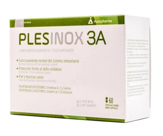 PLESINOX 3A Complemento Alimenticio 60 Cápsulas