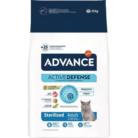 Affinity Advance Gato Adulto Esterilizado Pavo Seco 10kg