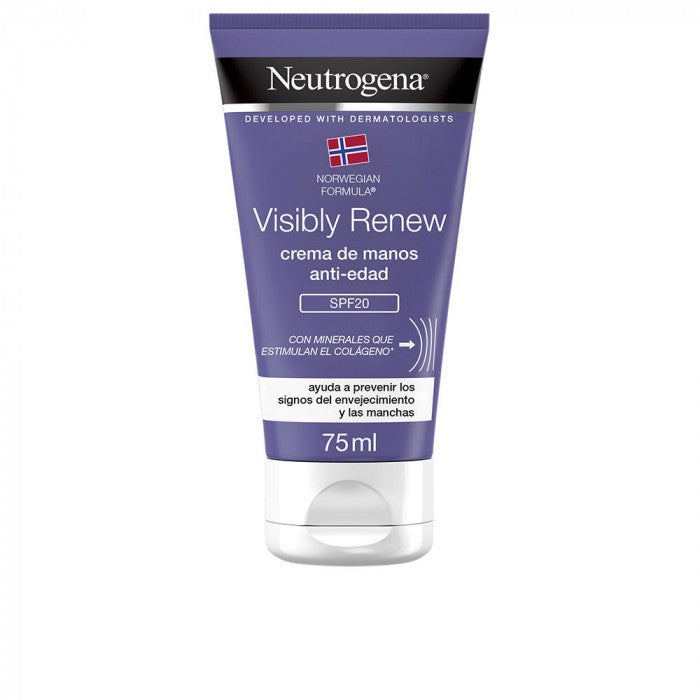 Neutrogena Crema de Manos Visibly Renew Elasticidad Intensa SPF20 Tubo 75 ml