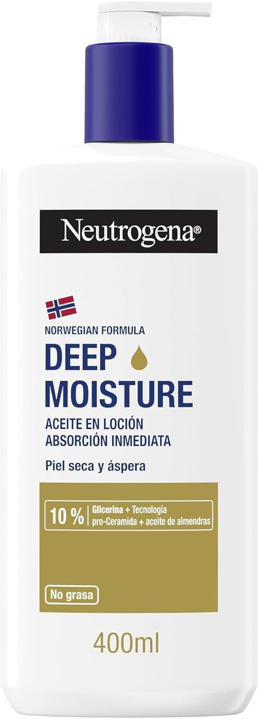 Neutrogena Deep Moisture Loción Corporal en Aceite 400ml