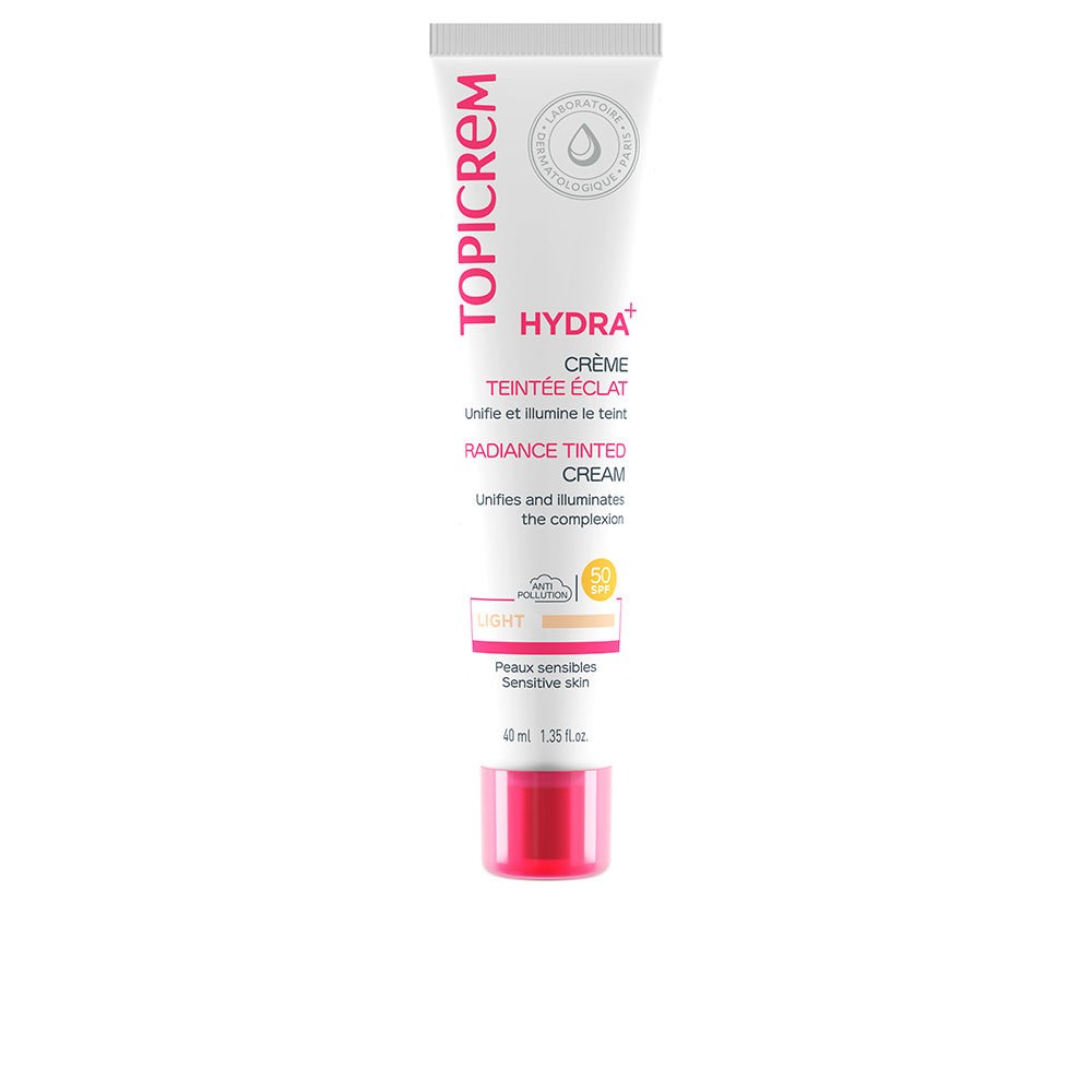 Topicrem Hydra+ Crema con Color Claro SPF50 40ml