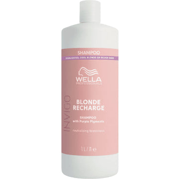 Wella Professionals Invigo Blonde Recharge Champú 1000ml