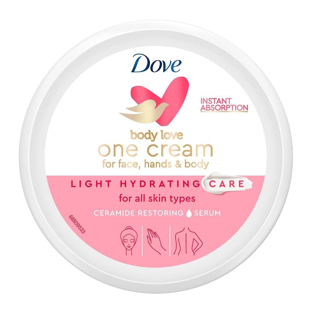 Dove Crema Hidratante Ligera 250ml