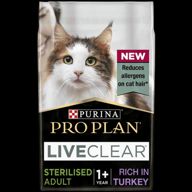 Purina PRO PLAN LiveClear Esterilizado Pavo 1,4Kg