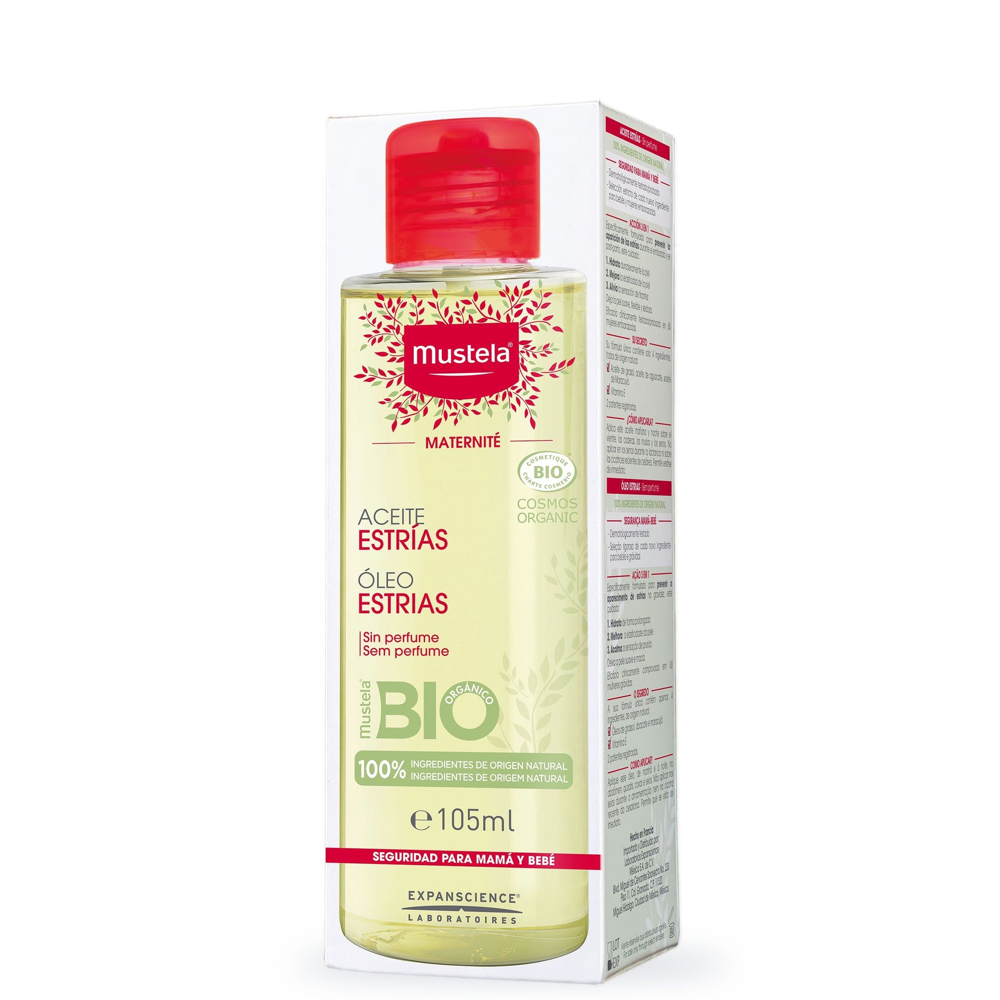 MUSTELA Aceite Prevención Estrías BIO Orgánico 105ml