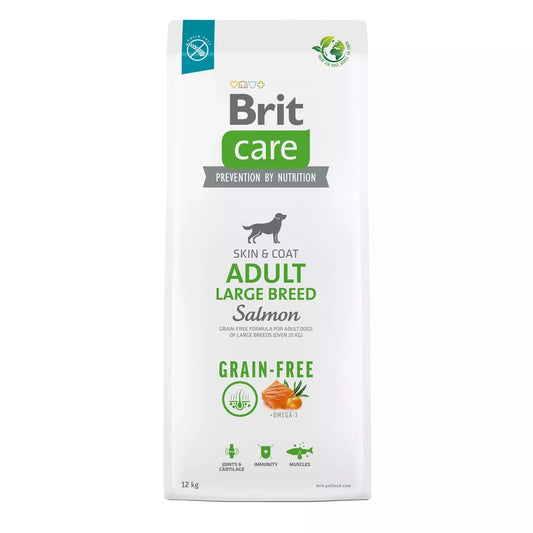 Brit Care Dog Grain Free Adult Large Salmon Dry Food 12Kg