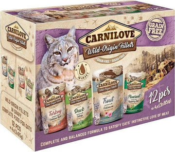 Carnilove Pouch Multipack Comida Húmeda Gato 12x85g