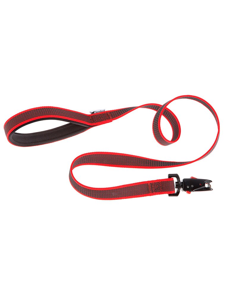 Ferplast Daytona Gummy Matic G25-120 Correa de Perro Roja 120cm