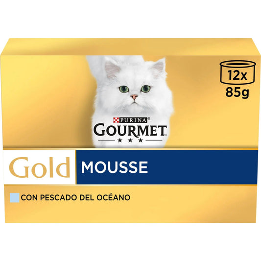 Purina Gourmet Gold Multi Mousse Ocean Fish Wet Food 12x85g