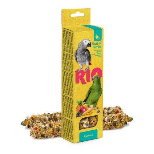 Rio Sticks Fruta y Bayas para Loros 2 barras 180g