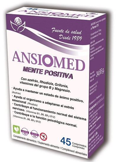 ANSIOMED Mente Positiva 45 cápsulas