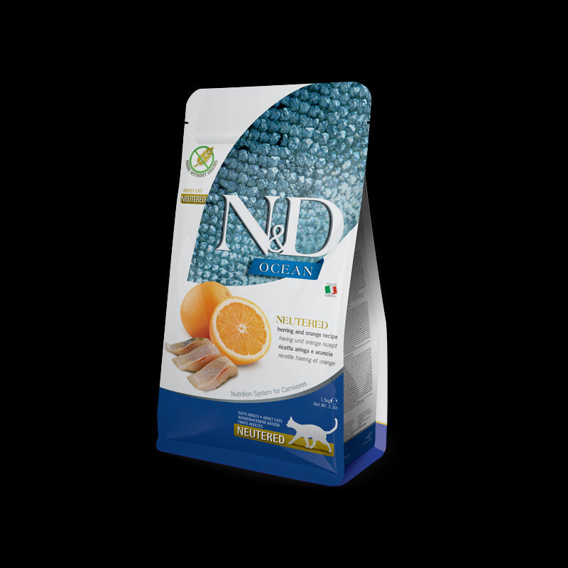 Farmina N&amp;D Ocean Adult Neutralized Grain-Free Cat Food 5kg