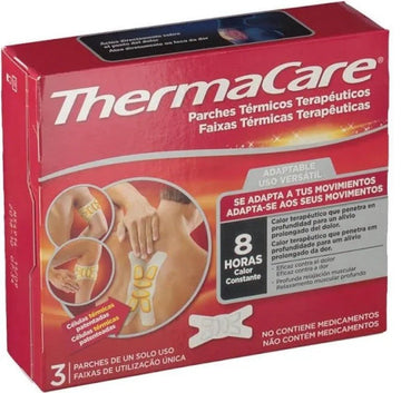 THERMACARE Parches Térmicos Terapéuticos Adaptables 3 uds