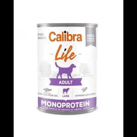 Calibra Dog Life Adult Lamb Can 6x400g