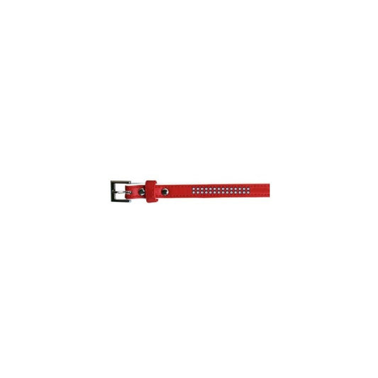 Freedog Collar Polipiel Brillantes Rojo 1,9cm x 45cm