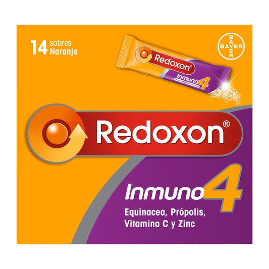 REDOXON Inmuno 4 Duplo Vitaminas Defensas Naturales 2x14 Sobres