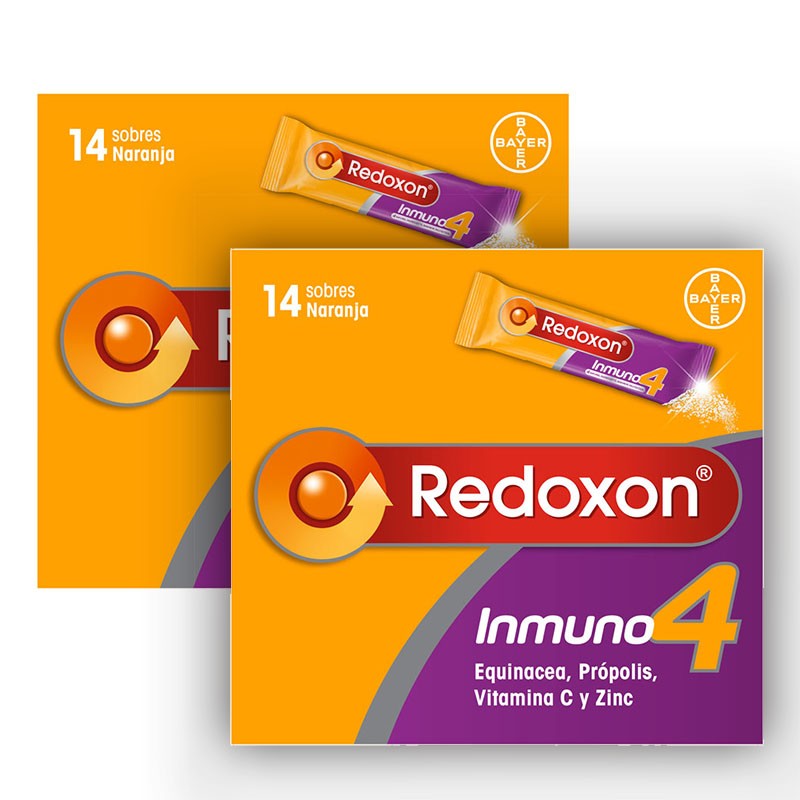 REDOXON Inmuno 4 Duplo Vitaminas Defensas Naturales 2x14 Sobres