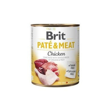 Brit Paté and Chicken Meat Wet Food 6 cans 400g