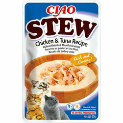 Churu Ciao Stew Pollo y Salmón Comida Húmeda 12 x 40g